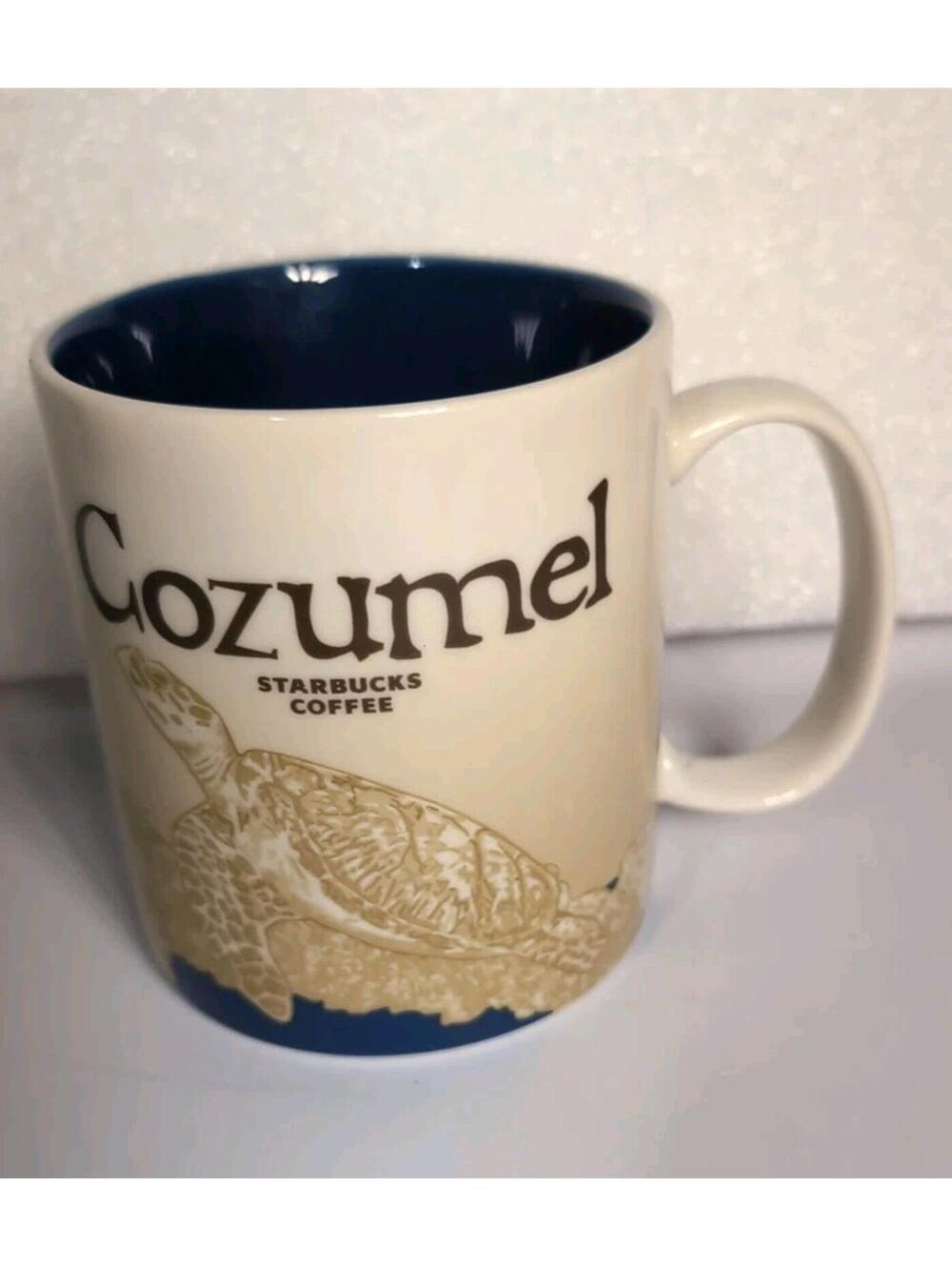 Starbucks Cozumel Mexico Turtle Global Icon Collector City Series Mug 16oz